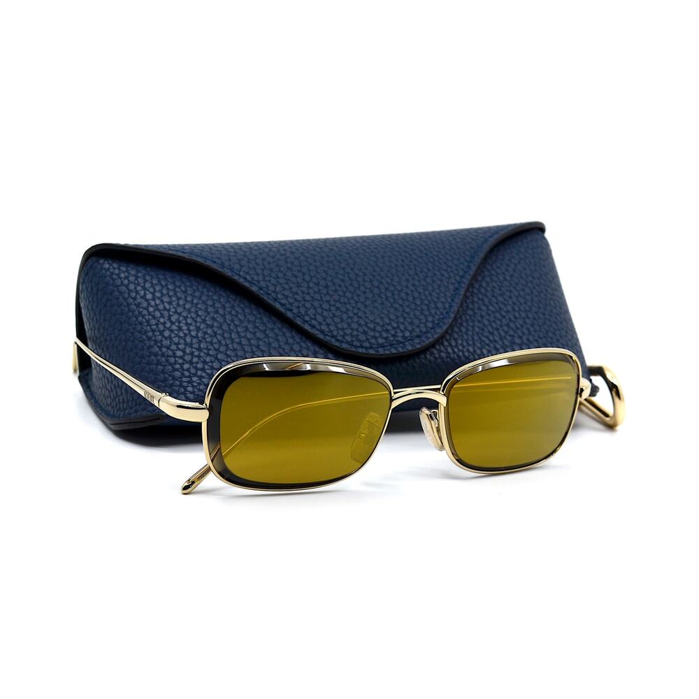NEW! LOEWE LW40159U 32G GOLD BROWN GPLD MIRROR UNISEX AUTHENTIC SUNGLASSES - Picture 5 of 11